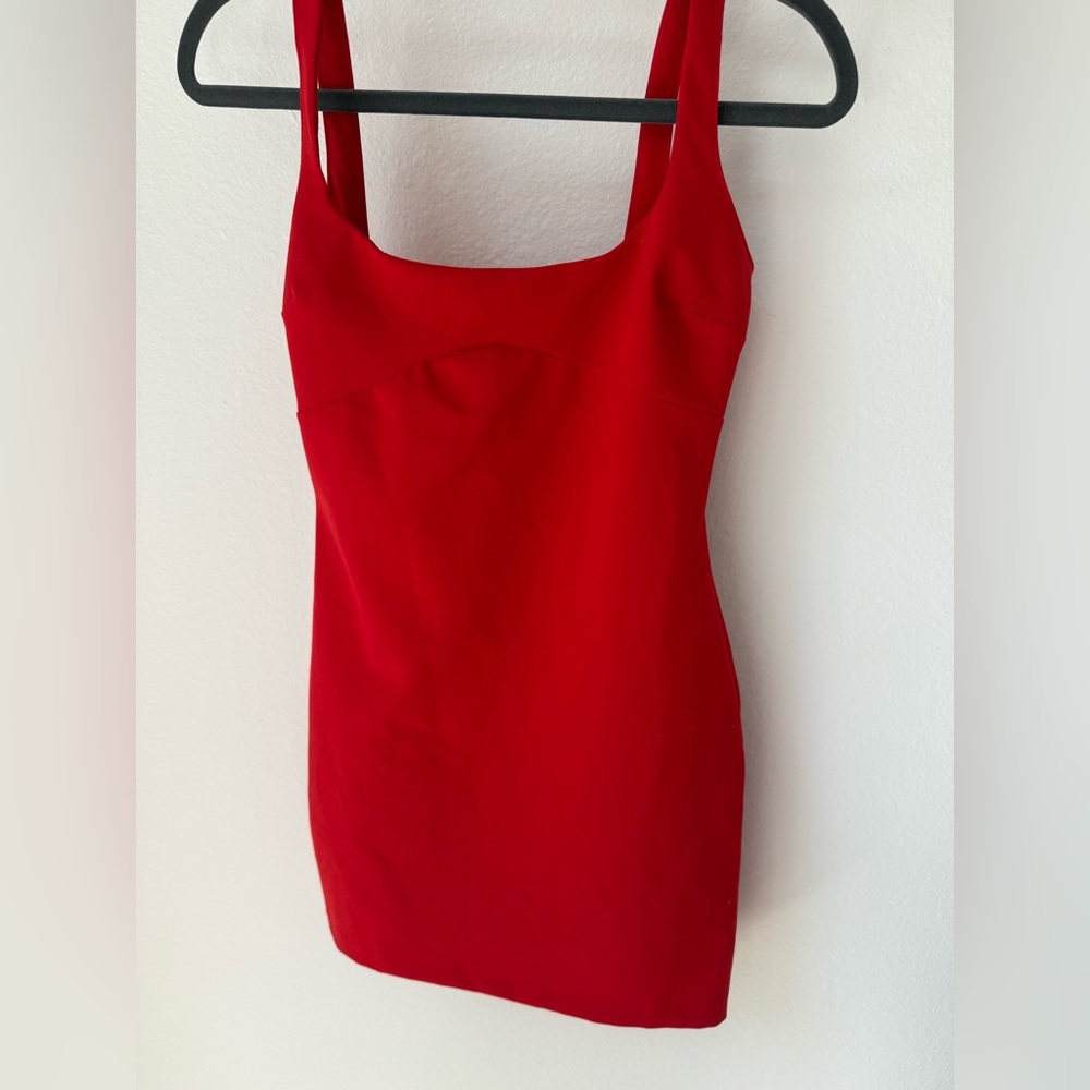 Zara red mini dress